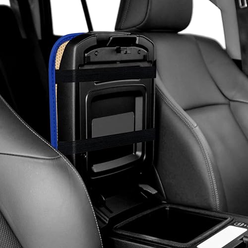 Miniatura 5 de Amiss Almohadilla para consola central de automóvil, funda universal impermeable para caja de asiento de reposabrazos de automóvil, accesorios