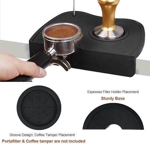 Miniatura 3 de Tapete de silicona para manipulación de esquina de café, apto para alimentos, antideslizante, suave, para barista, herramienta de barista, hogar,