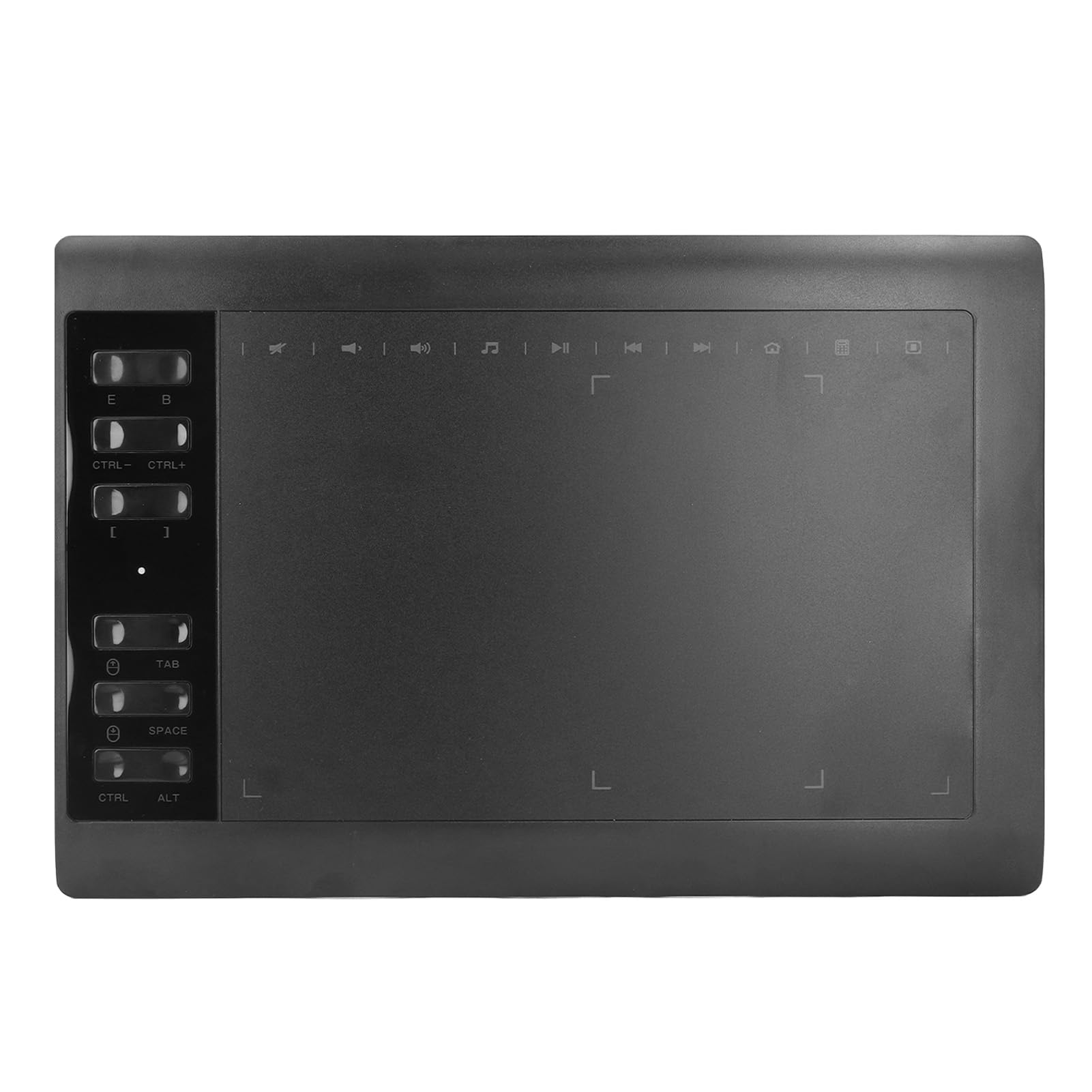 Tablet grafico da disegno con sensibilità alla pressione a 8192 livelli, tablet per arte digitale da 233 PPS e 5080 LPI, compatibile con desktop, laptop e Android, 12 tasti di