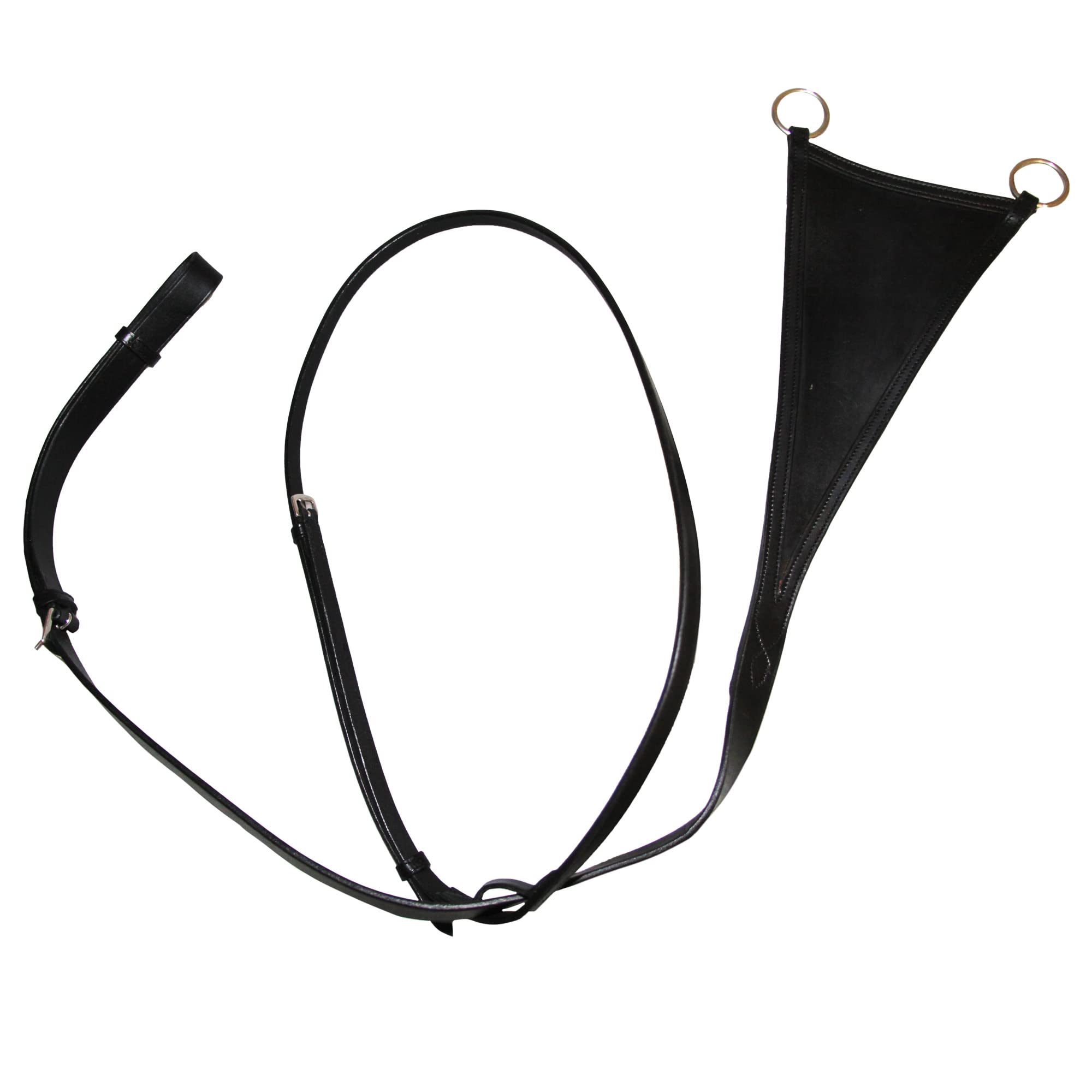 Hy Equestrian Bib Martingale - Black - Full