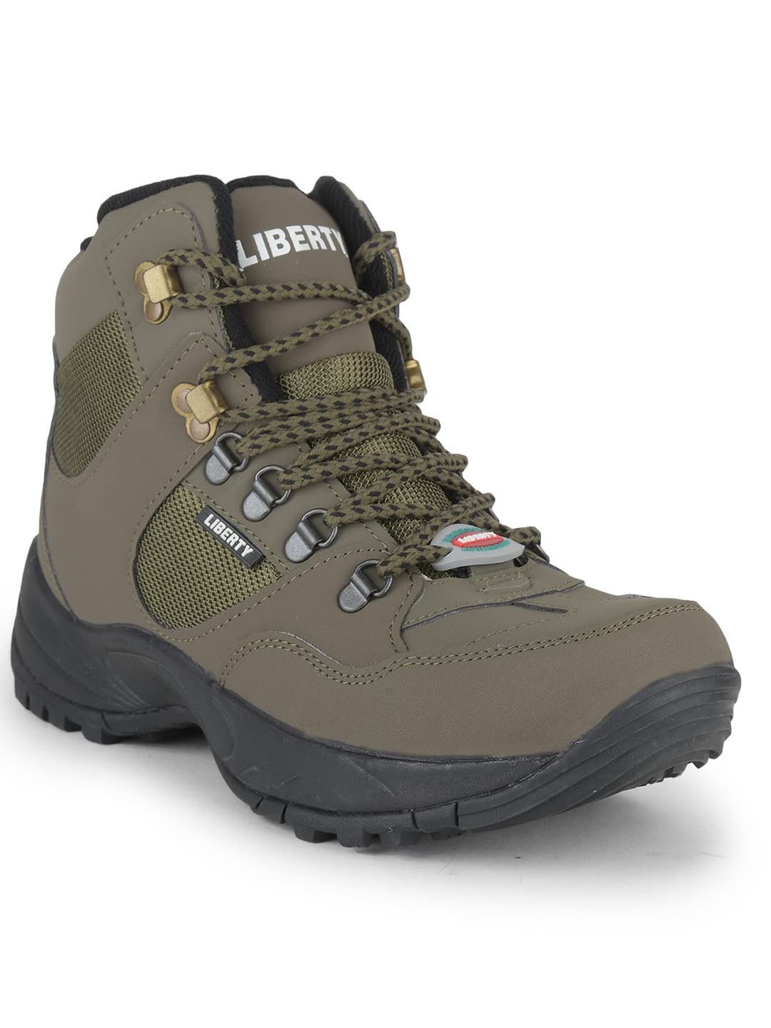 Liberty Freedom SHIKHARPRM Lacing Safety Shoes for Men with PU Upper | EVA Sole | Padded Foam Insole| Anti-Skid | Shock Absorber | Water Resistance | Comfortable for All Weather (Green - 11) (B0BJDG43M2) Amazon Price History, Amazon Price Tracker