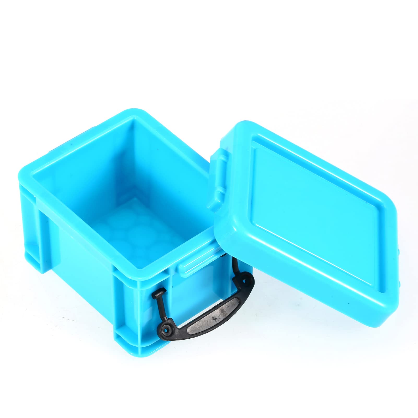 KEEDA Plastic Mini Rectangular Storage Box for 1:10 RC Rock Crawler Car TRX4 Axial SCX10 90046 D90 Decoration Accessory (Blue)