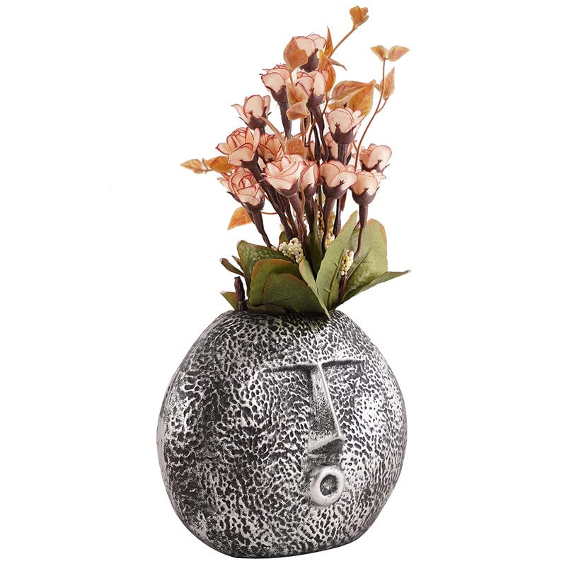 Vase de conception de cercle de visage Deco Alankaram cadeau idéal maison