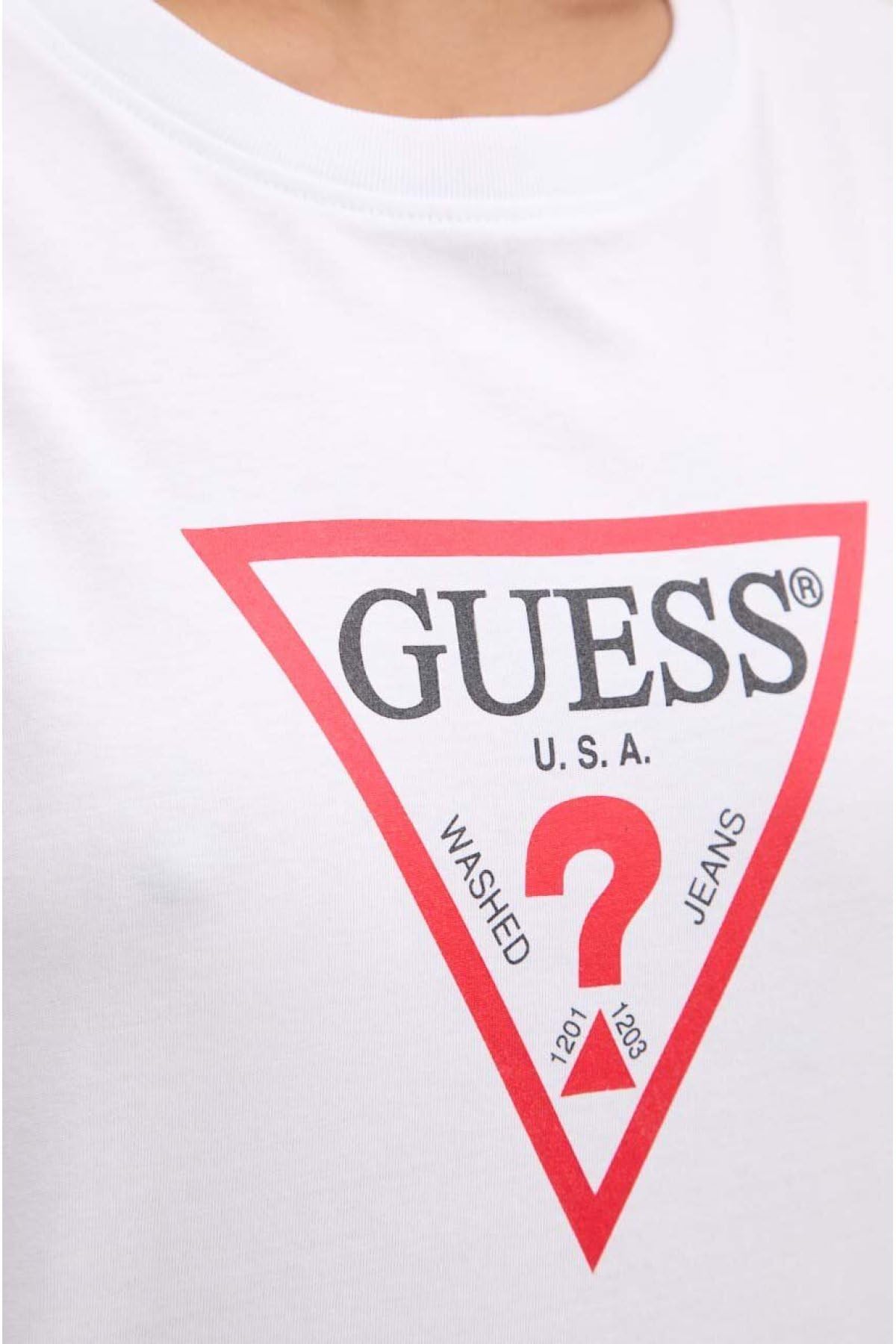 Guess T-Shirt Oversize, 100% Baumwolle, Jeans