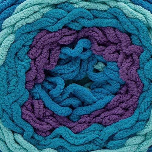 Image of Bernat Blanket Stripes 300g Rip Tide Yarn - 2 Pack of 300g /10.5oz - Polyester - 6 Super Bulky - Knitting /Crochet