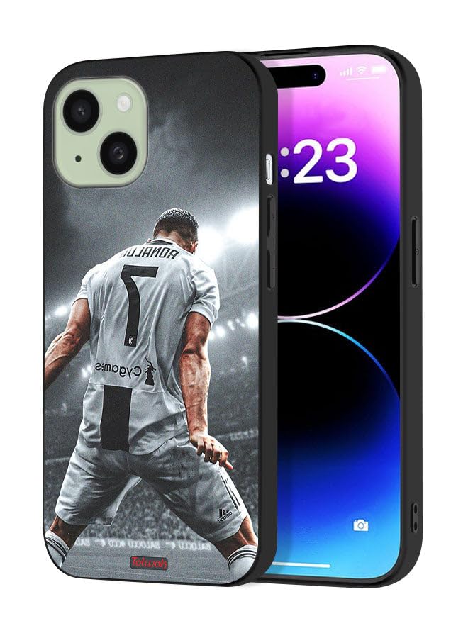 Tolwak Apple iPhone 15 Protective Case Cover Cristiano Ronaldo Celebration Multicolor 70240101172