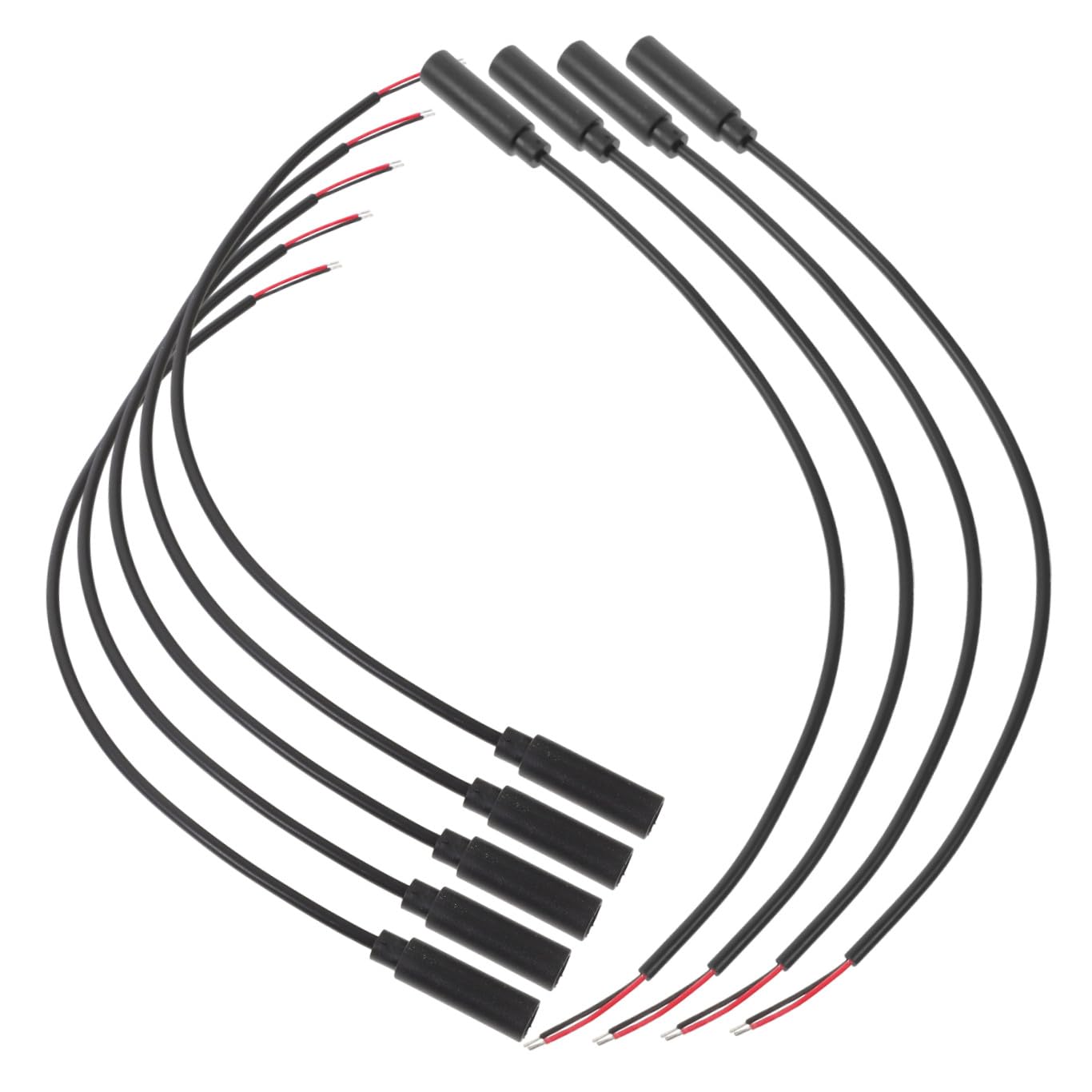 50stücke Mono Klinkenstecker Offene Drahtenden Audio Kabel Für Kopfhörer Headsets Und Mikrofone Langlebig Und Einfach Zu Verbinden