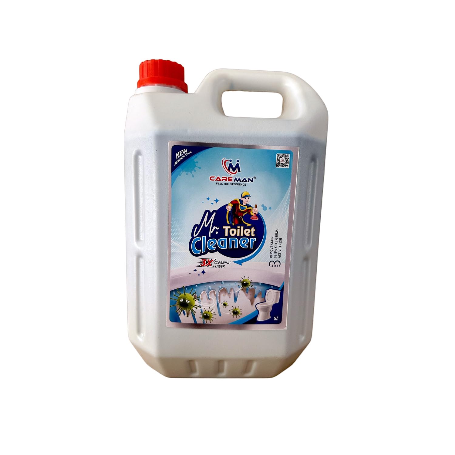 CM CARE MAN Disinfectant Toilet Cleaner. Original- 5 L|Kills 99.9% Germs (B0CY5K8H1B) Amazon Price History, Amazon Price Tracker