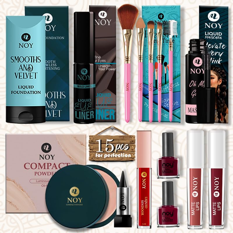NOY Elegant Makeup Kit For Women Perfect For Festive Makeup Looks Gift Set For Her-picture-41