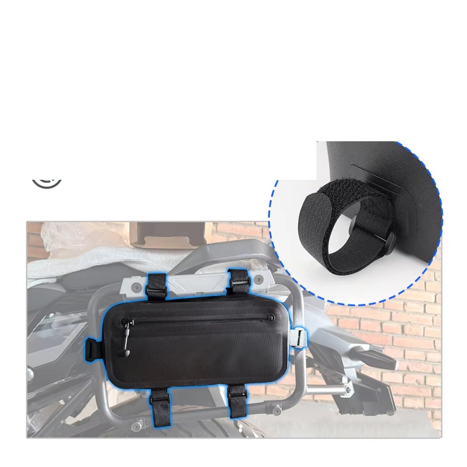 Sacche Laterali Moto Compatibile Con 2.5L Kit Telaio Laterale Moto Borsa Porta Attrezzi Completamente Impermeabile Appendere Riparazioni E Stoccaggio(2pcs)
