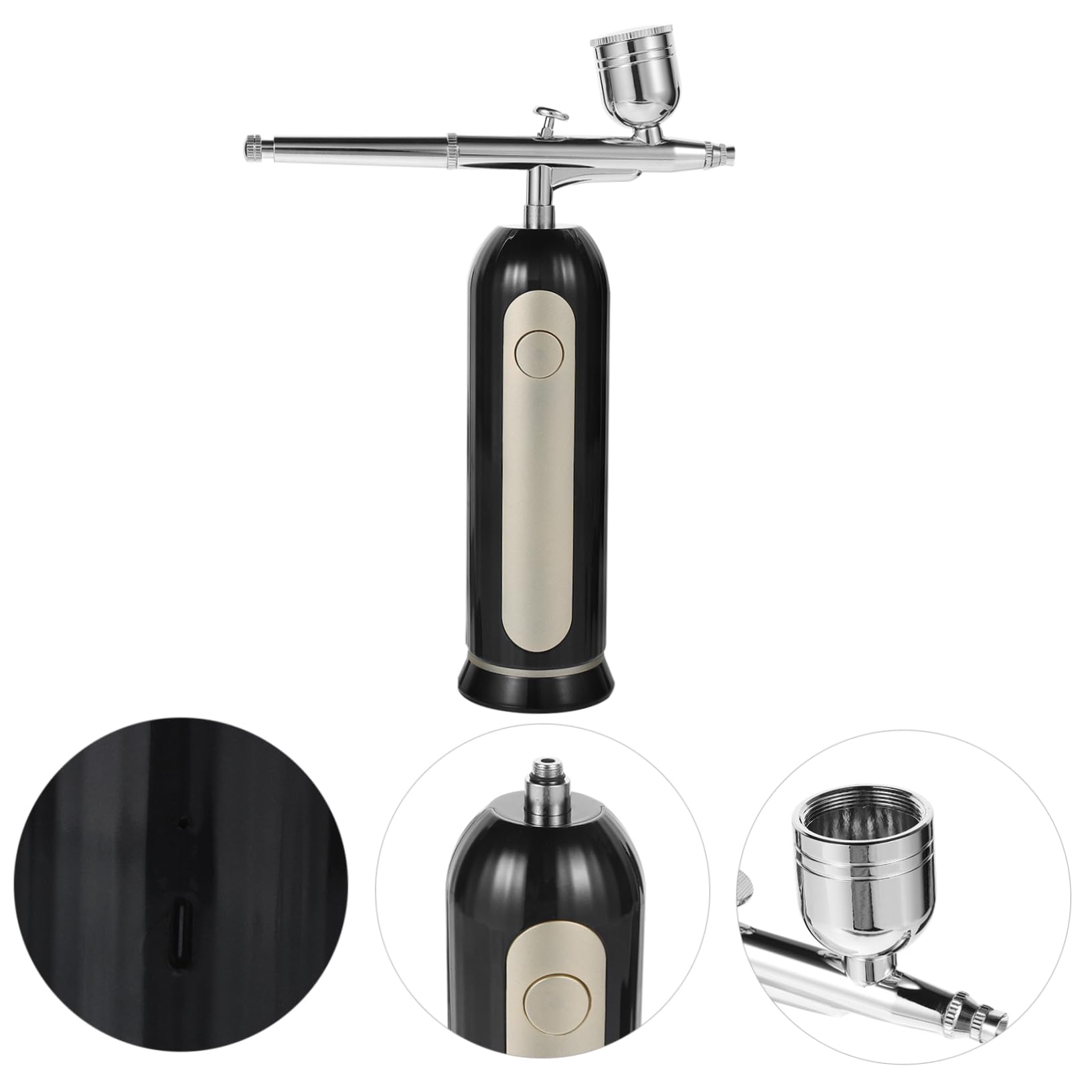 minkissy Air Brush Kit Air Compressor Set of 1 Handheld Airbrush for Cake Decorating Nail Art Painting Makeup