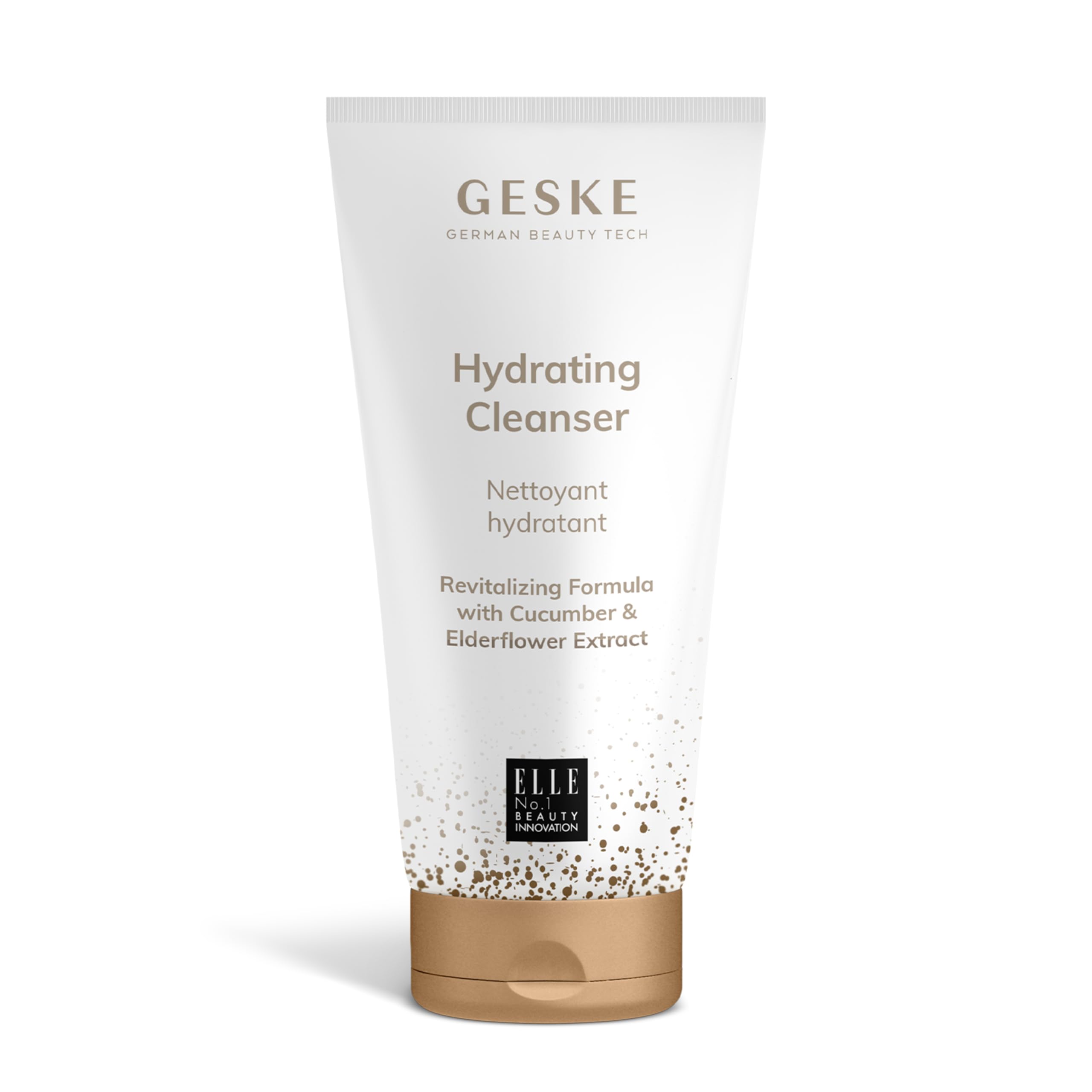Hydrating Cleanser | GESKE SmartAppGuided™ Facial Brushes | Cucumber & Elder Extract, Vitamin E & Provitamin B5 | Unclean Skin | Daily | All Skin Types | Vegan Formula Without Animal