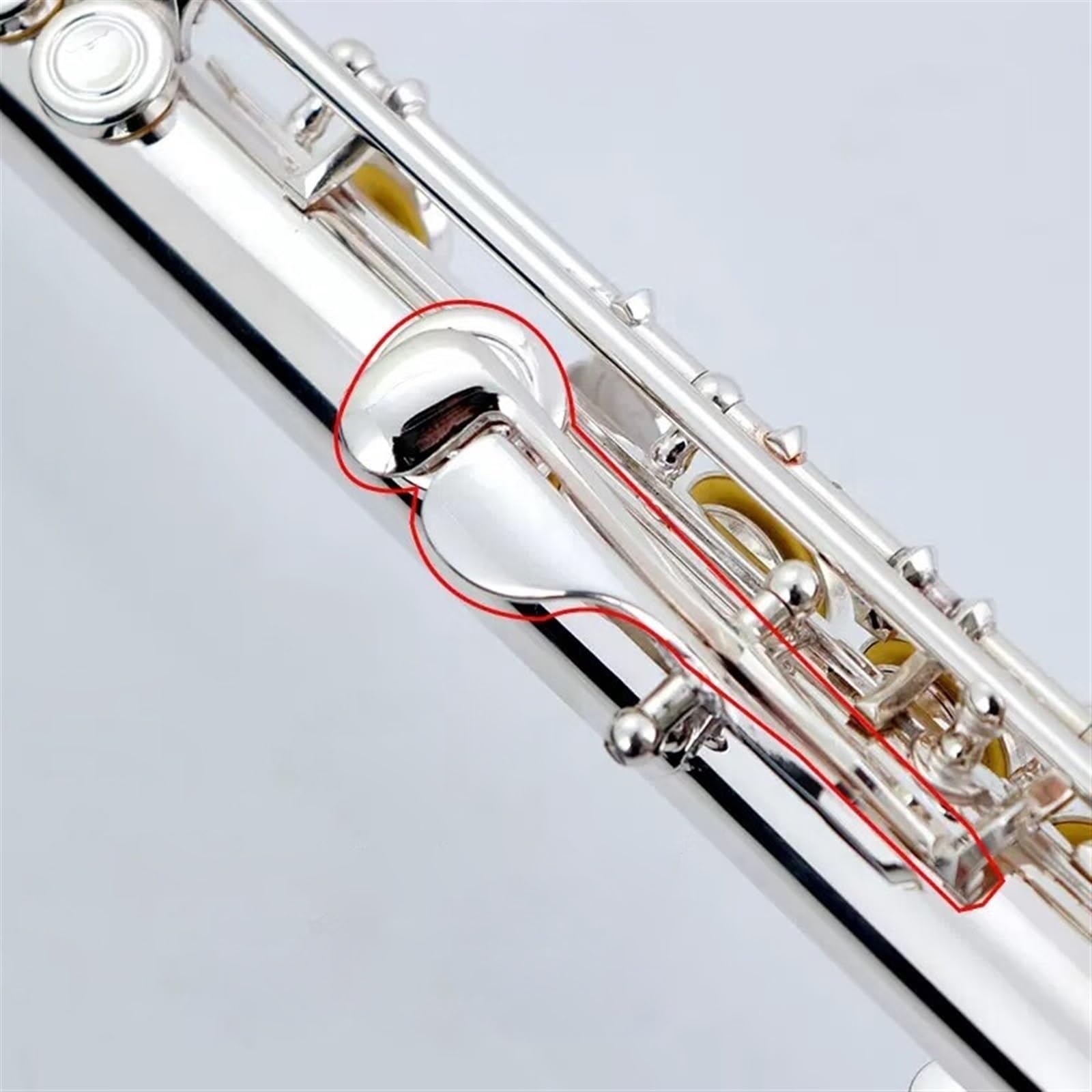 strumento flauto 16 Fori Di Apertura E Chiusura Flauto Placcato In Argento C-tune Principiante Bambini Adulti Grado Esame Strumento Per Banda flauto traverso