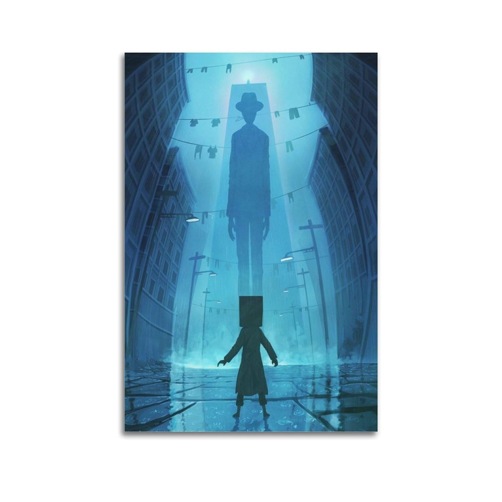 Ksoxdaitip Unframe-Style Little Nightmares Game Poster, Modern Bedroom Decor, 08X12inch(20X30cm)