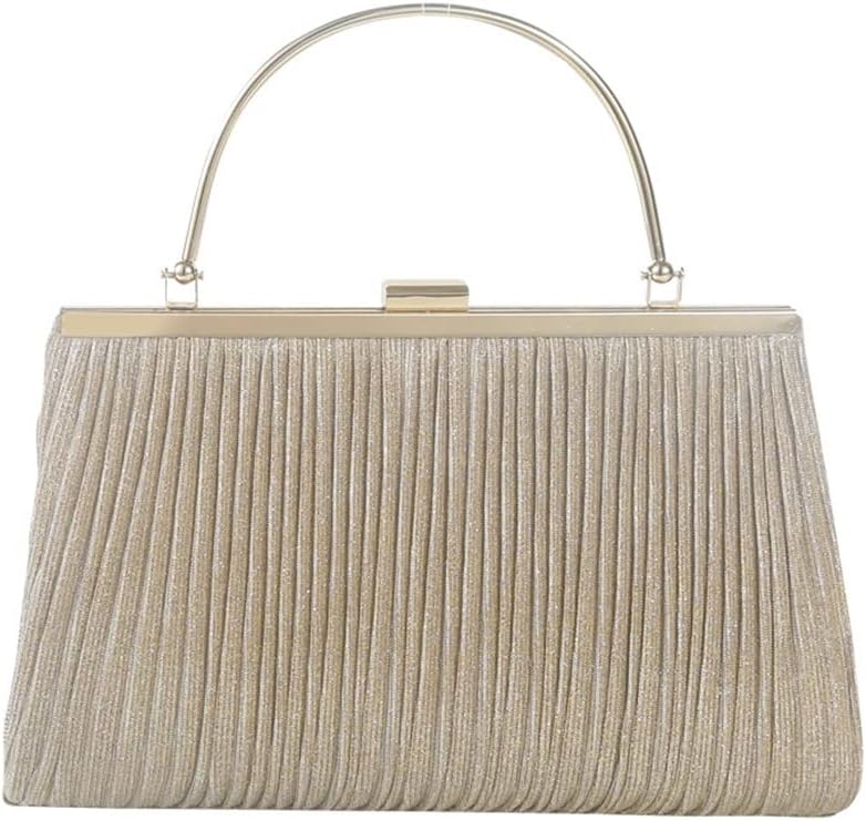 CORIOS Women Clutch Bag Glitter Sequin Evening Bag Charming Handbag Bridal Wedding Purse Elegant Crossbody Bag
