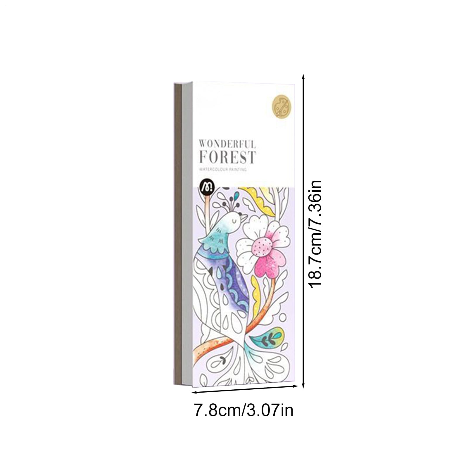 Livre De Coloriage à L'Aquarelle - Carnet De Dessin Et Peinture