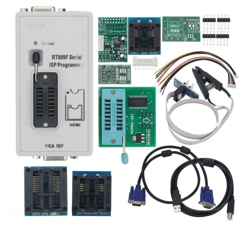 KEERTAN KALP RT809F Serial ISP BIOS Programmer Tool with 1.8V Adapter and 8 Adapters Set (B09PZFNLFD) Amazon Price History, Amazon Price Tracker