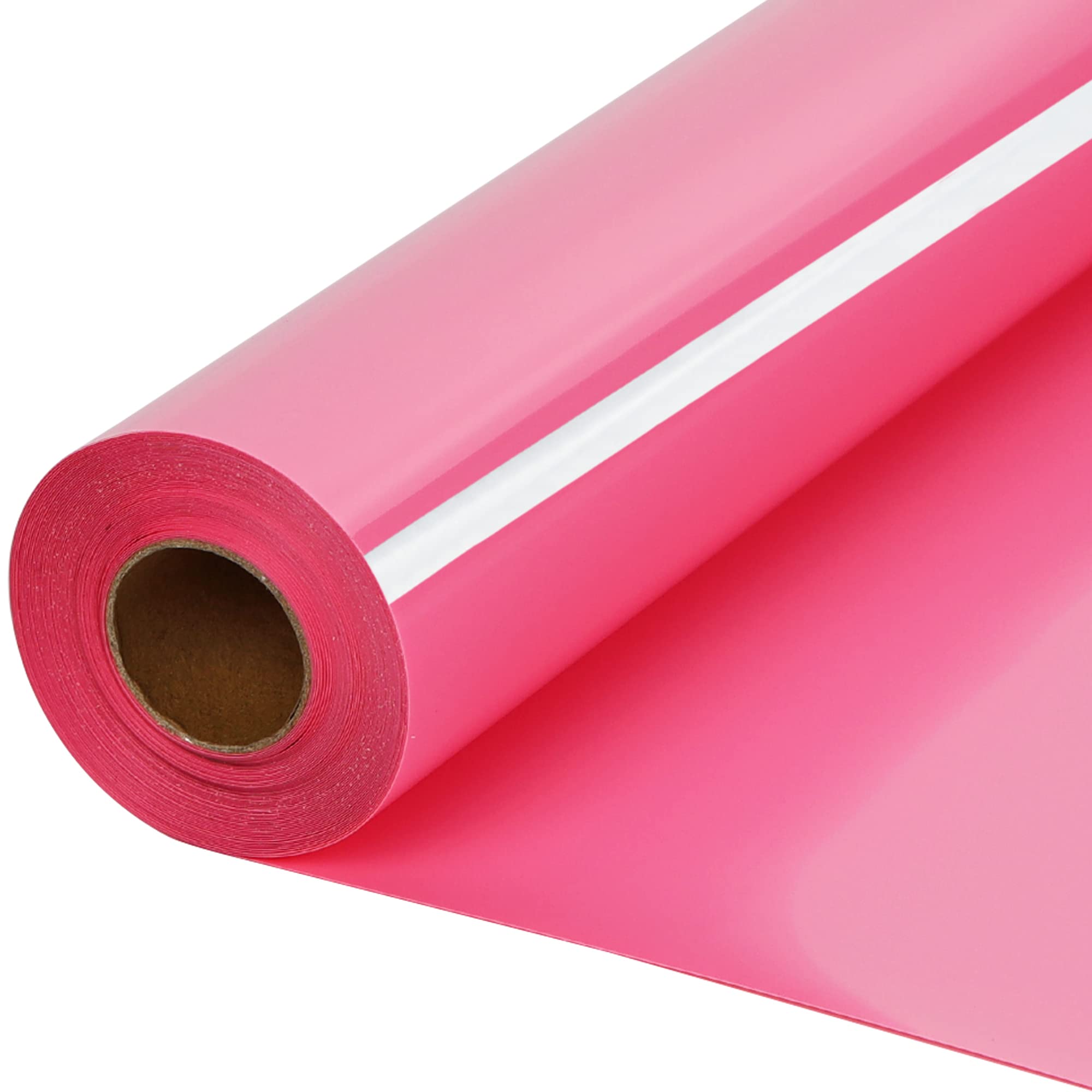 HTVVETUR HTV Iron on Vinyl 12Inch by 35ft Roll, Pink Heat Transfer Vinyl