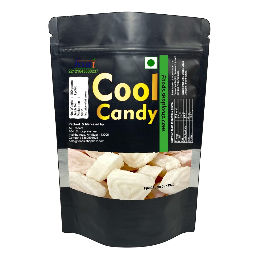 mintおまとめ品 Foods.shopkruz Menthol Mint cool candy pack 100gm Fresh mouth