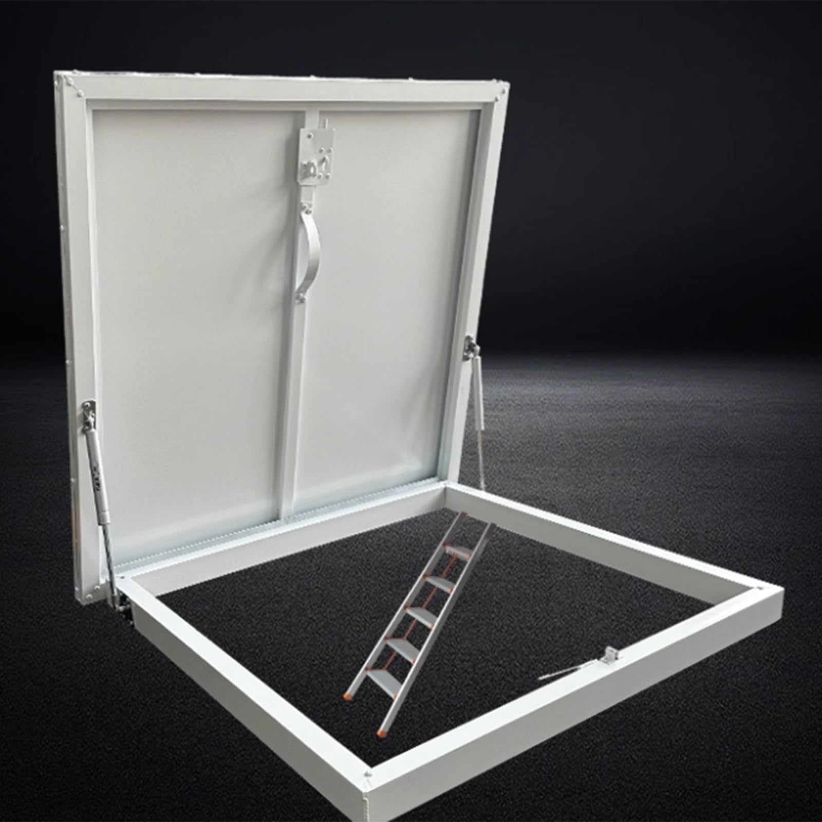 Placa de cubierta para tragaluz antirrobo de 50 x 86 cm con manija personalizable industrial
