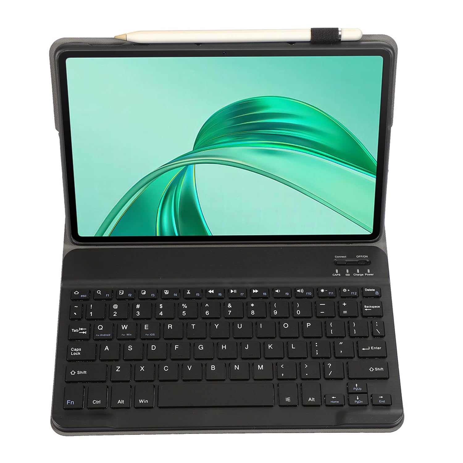 Funda Teclado para Honor Pad X8a 11" Teclado Wirless Magnético Desmontable Inalámbrico QWERTY para Honor Pad X8a 11 Pulgadas 2024 (Negro)