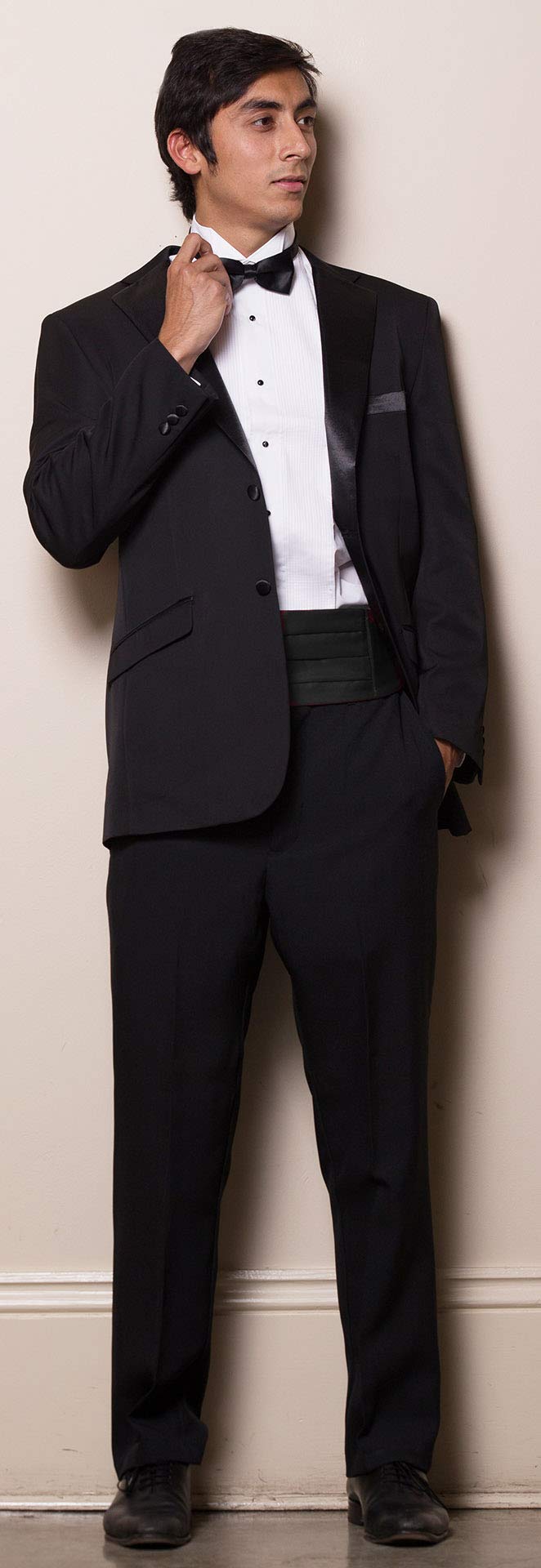 Pocket Square Black Tux With Rose Gold Bow Tie Complete Piece Black Tuxedo  With Shirt Bow