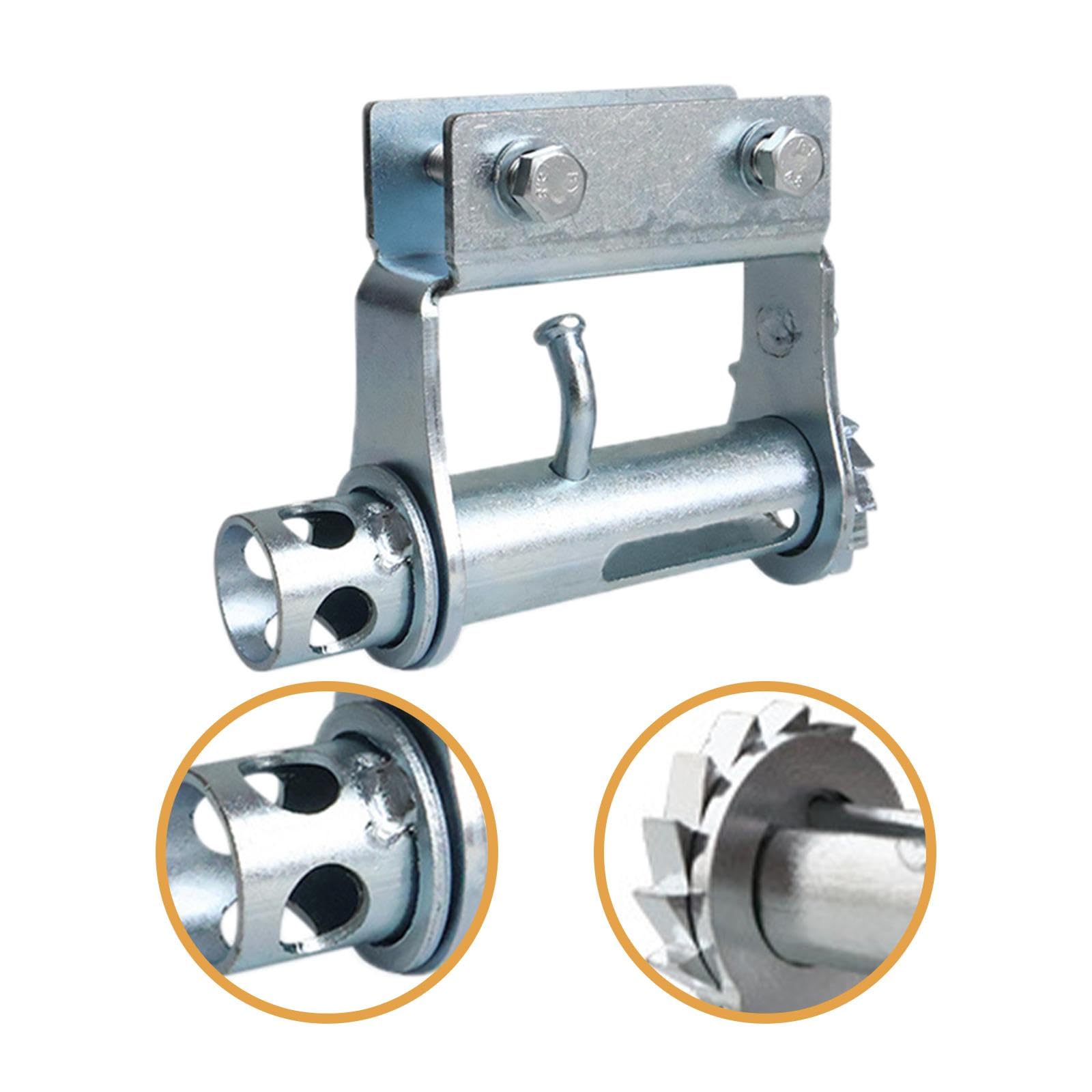 Cabrestante deslizante para camión, tensor de cabrestante, herramienta de sujeción de cuerda metálica resistente, tensor de cuerda para accesorios de, 15 Cm X 12.3 Cm