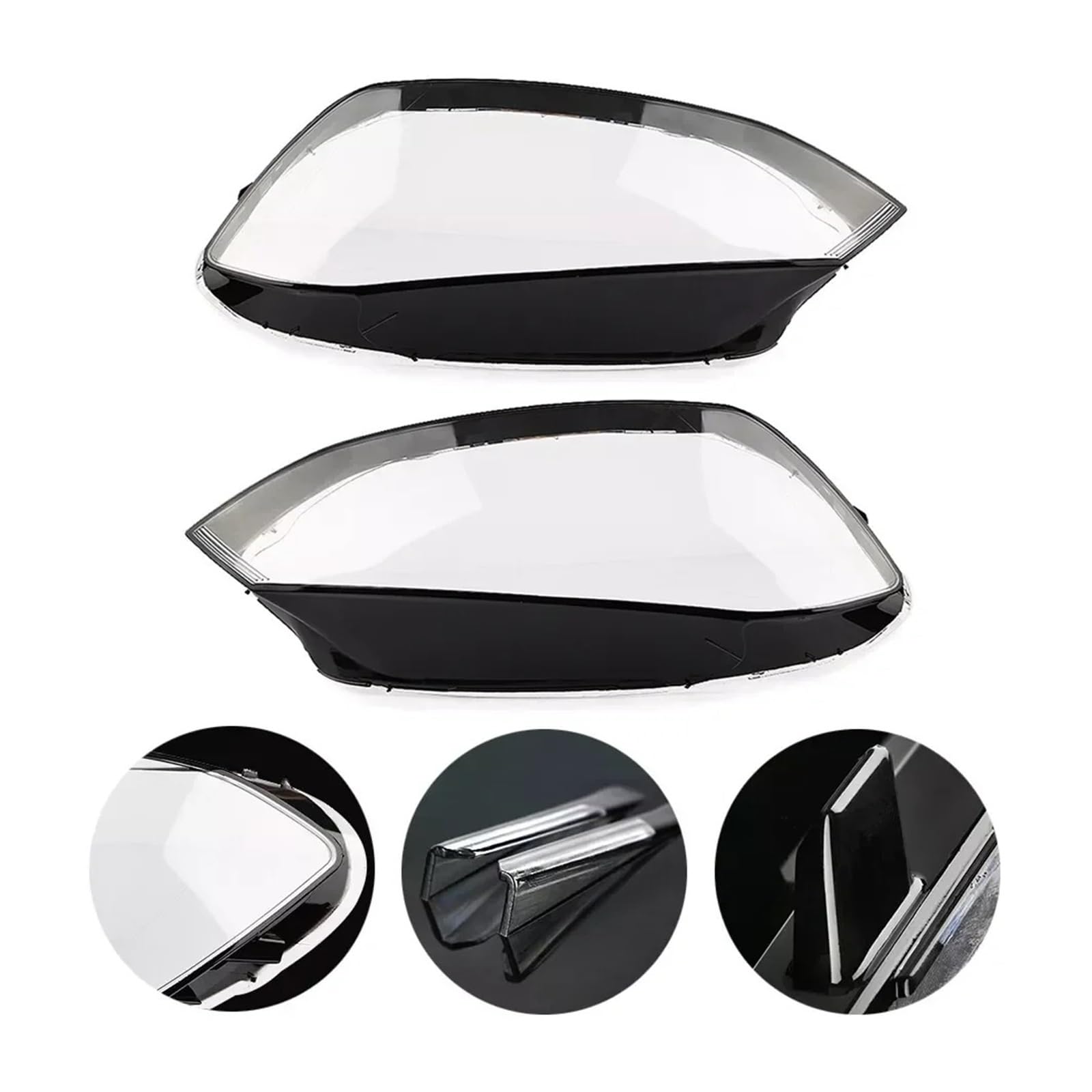 Faro Copertura Trasparente Per VW Per Golf 7 MK7 Per GTI 2014 2015 2016 2017 Coprifaro Trasparente Paralume 1 Paio Lenti Per Fari Anteriori(Only Right)