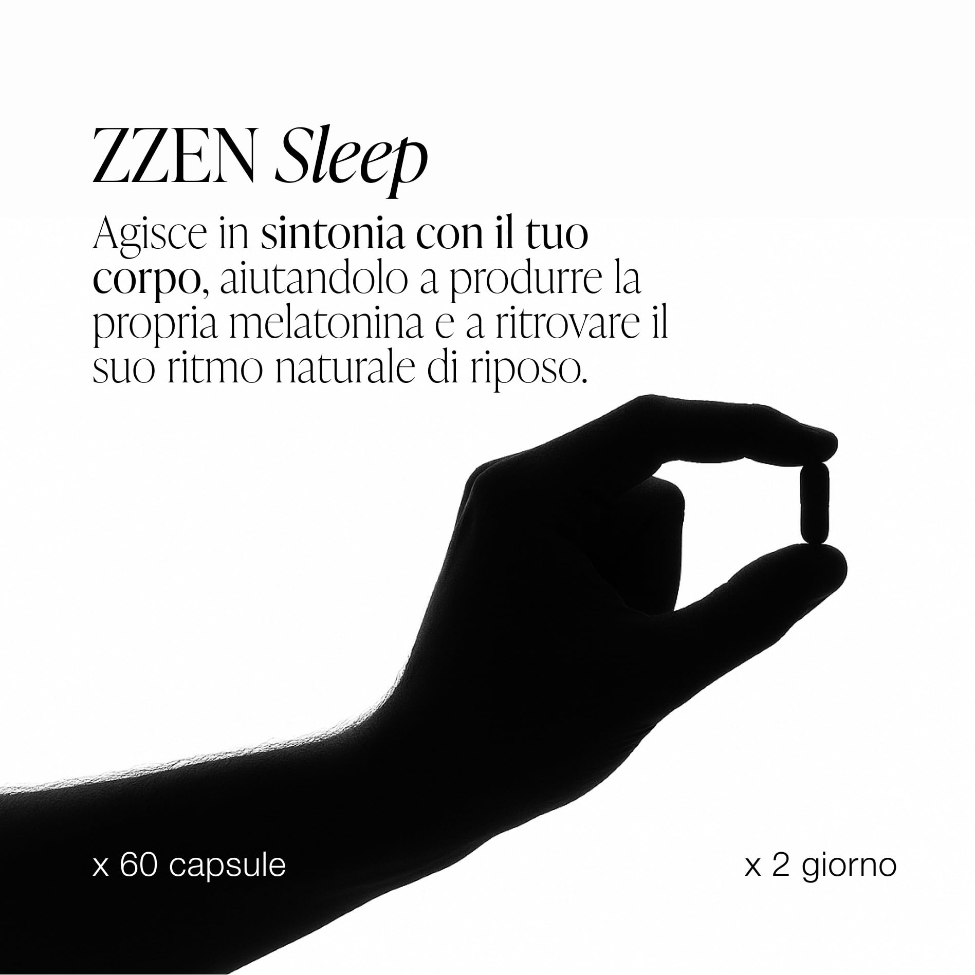 ZZEN SLEEP - Magnesio Bisglicinato (300 mg), L-Triptofano, Valeriana e GABA | 60 Compresse per Dormire con Vitamina B6 e Zinco, Sonno senza Melatonina, Integratore per Insonnia (Set di 3)