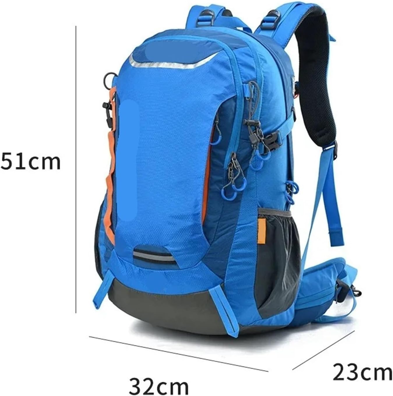 40L Travel Hiking Backpack – Unisex Outdoor Sports Daypack For Climbing, Fishing & Bicycle Trips(Black)