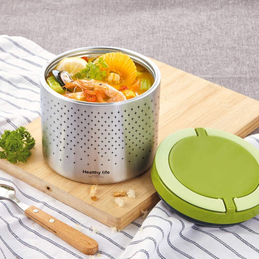 Thermos Per Alimenti In Acciaio Inox 630 Ml, Doppia Parete Sottovuoto, Tenuta Stagna, Per Bambini E Adulti - Ideale Per Scuola E Gite