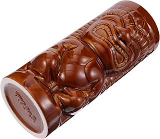 ULTECHNOVO Tiki Mug Ceramic Mug Tumbler Mug Hawaiian Party Mug Tumbler Mug