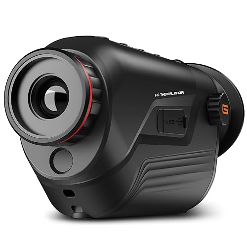 GOYOJO G215 Thermal Imaging Monocular for Hunting, 256x192 (50Hz) Infrared Night Vision Telescope, 15mm Focal Lens Thermal Scopes for Outdoor Night Vision Camera Telescope