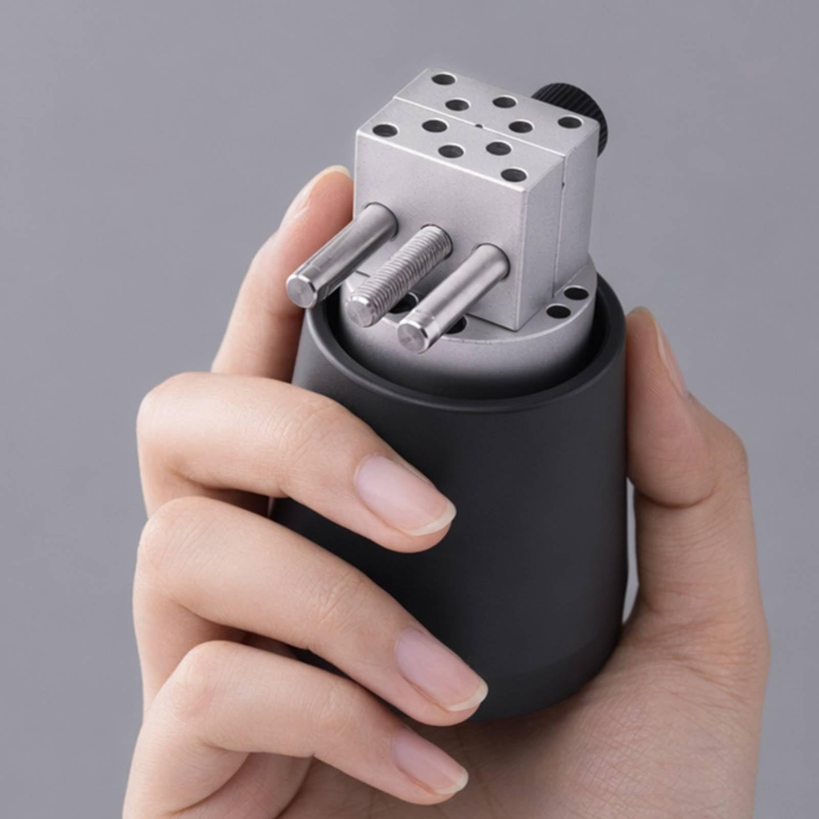 Mini Tornillo Banco Compacta, Negro | Compacto, Abrazara, Resistente, Herramienta, para Manualidas, Molistas