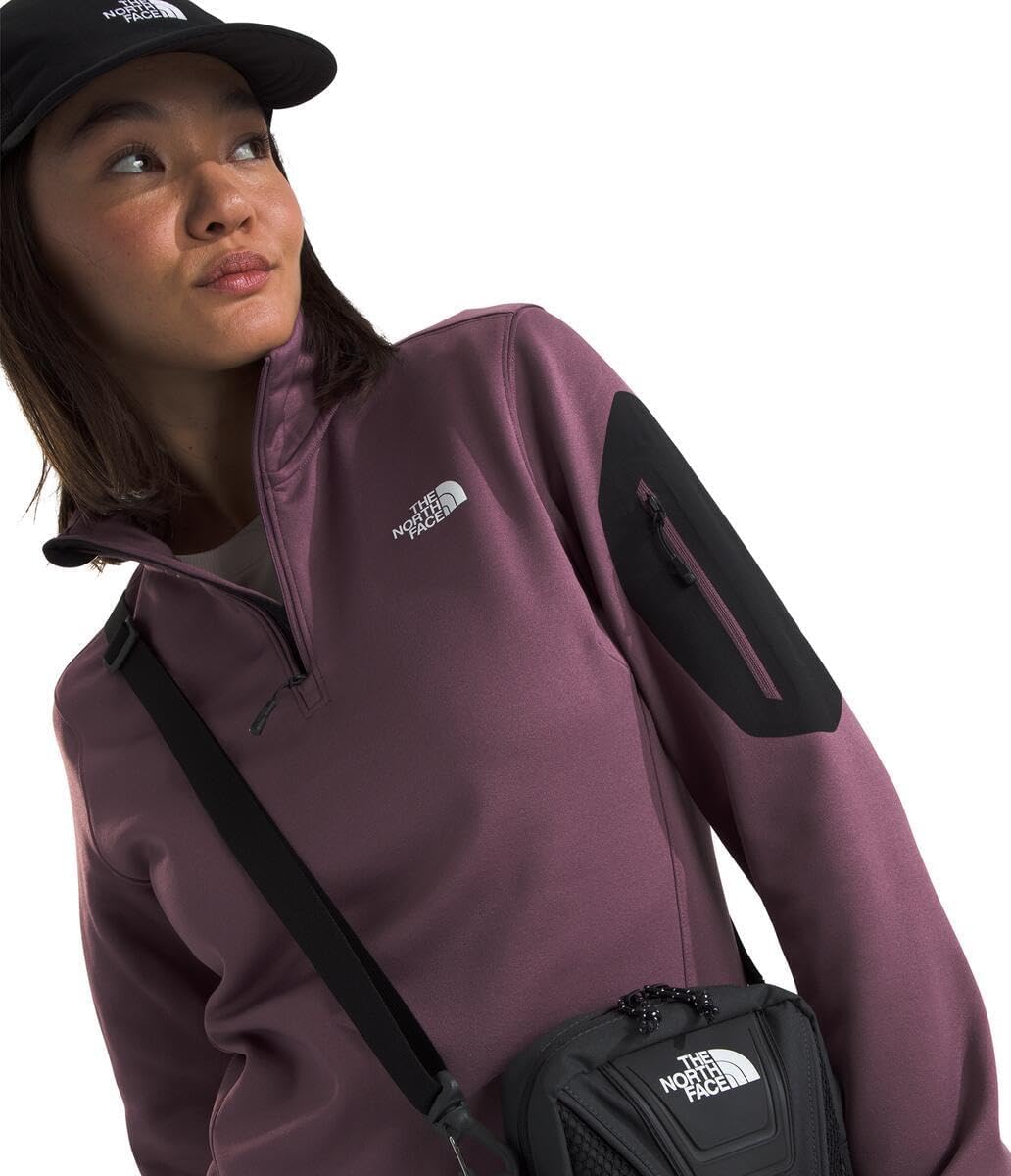 THE NORTH FACE Men's Crest Full Zip Jacket | Water Repellent Fleece Coat, Double Layer Stand Collar & Zip Hand Pockets