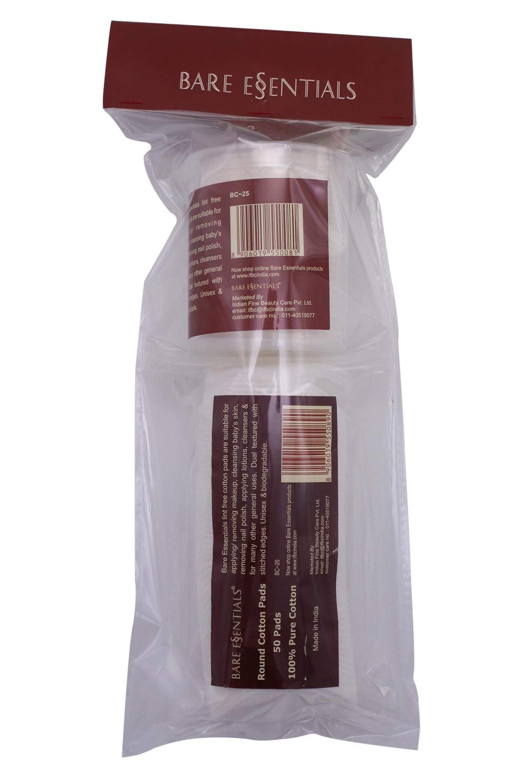 Bare Essentials Cotton Pads Combo-image-1