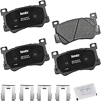 Vista 34 de Pastillas de Freno Delanteras Cerámicas Bendix Priority1 CFC430A para Modelos Selectos INFINITI G35, I30, Nissan 350Z, Altima, Juke, Maxima, Sentra