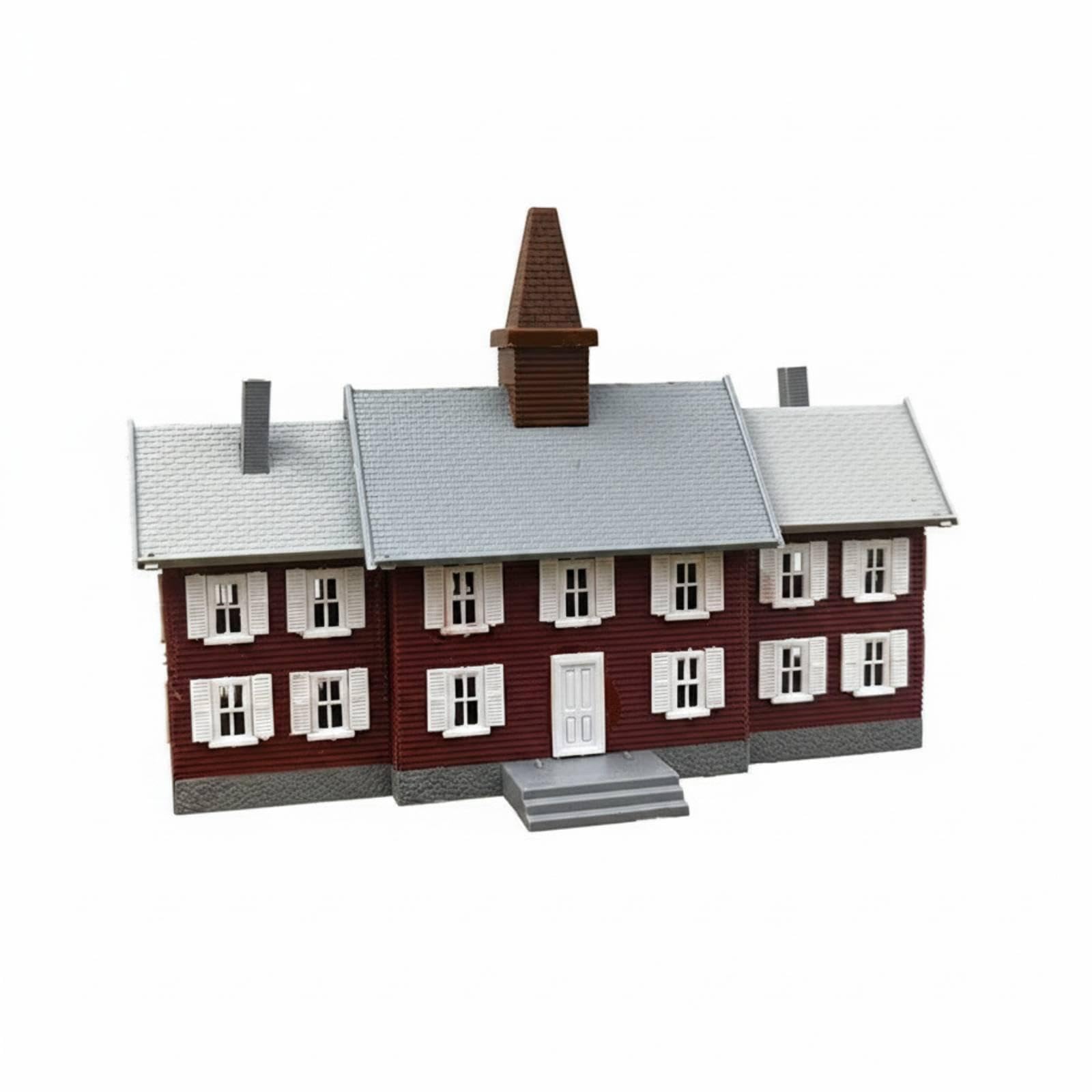 Meadawgs®N Scale Building Model Western Style Miniature Building Model Realistic Detail Sand Table Architecture for Hobbyists Campus|Toys & Hobbies|Model Railroads & Trains|Railroads & Trains-picture-17