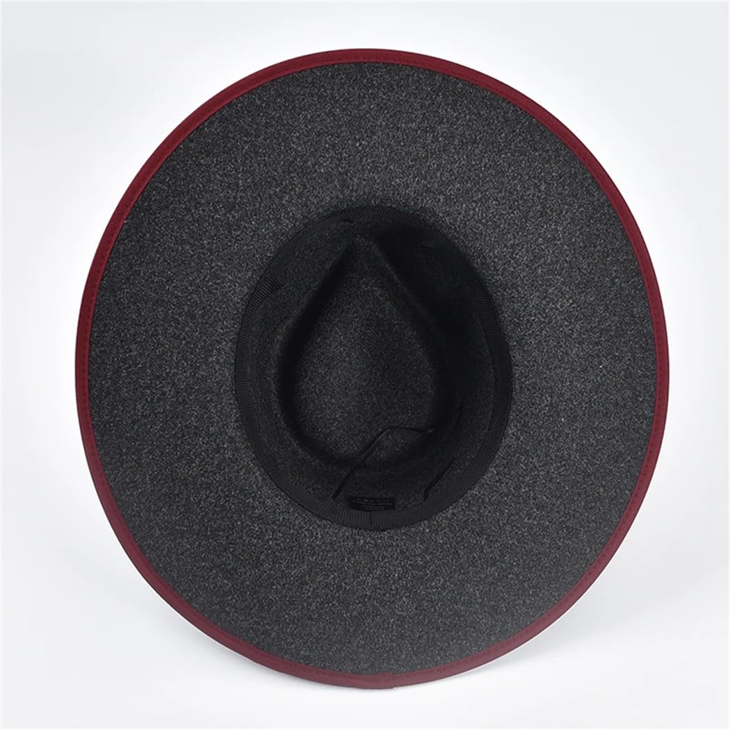 Fascinator Papillon Fedora Cappello per le Donne Inverno Tesa Larga Chiesa Jazz Cappelli Elegante Matrimonio Party Dress Cap