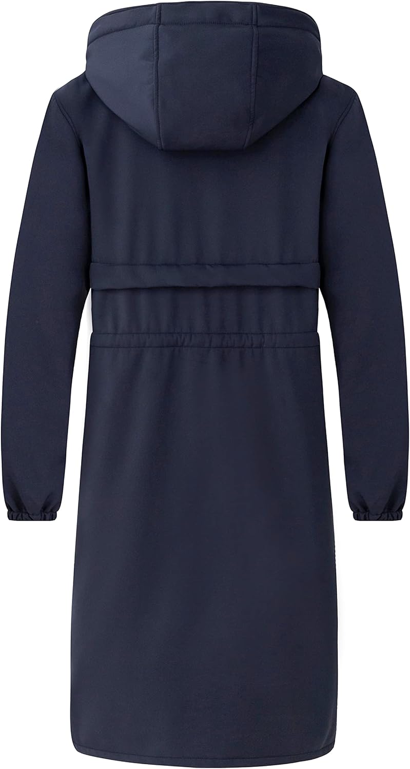 wantdo Unisex Waterproof Swim Parka Long Swim Cover Up Swim Coat for Adult and Youth - Image 2