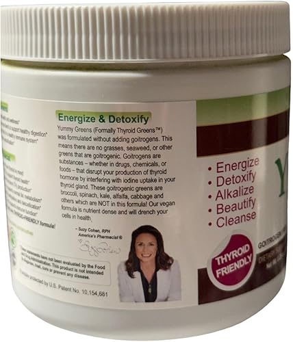 Miniatura 3 de Mezcla de bebida Yummy Greens con lechuga de mar, dulse, acai, piña y probiótico para energía, vitalidad y bienestar. Producto patentado, sin