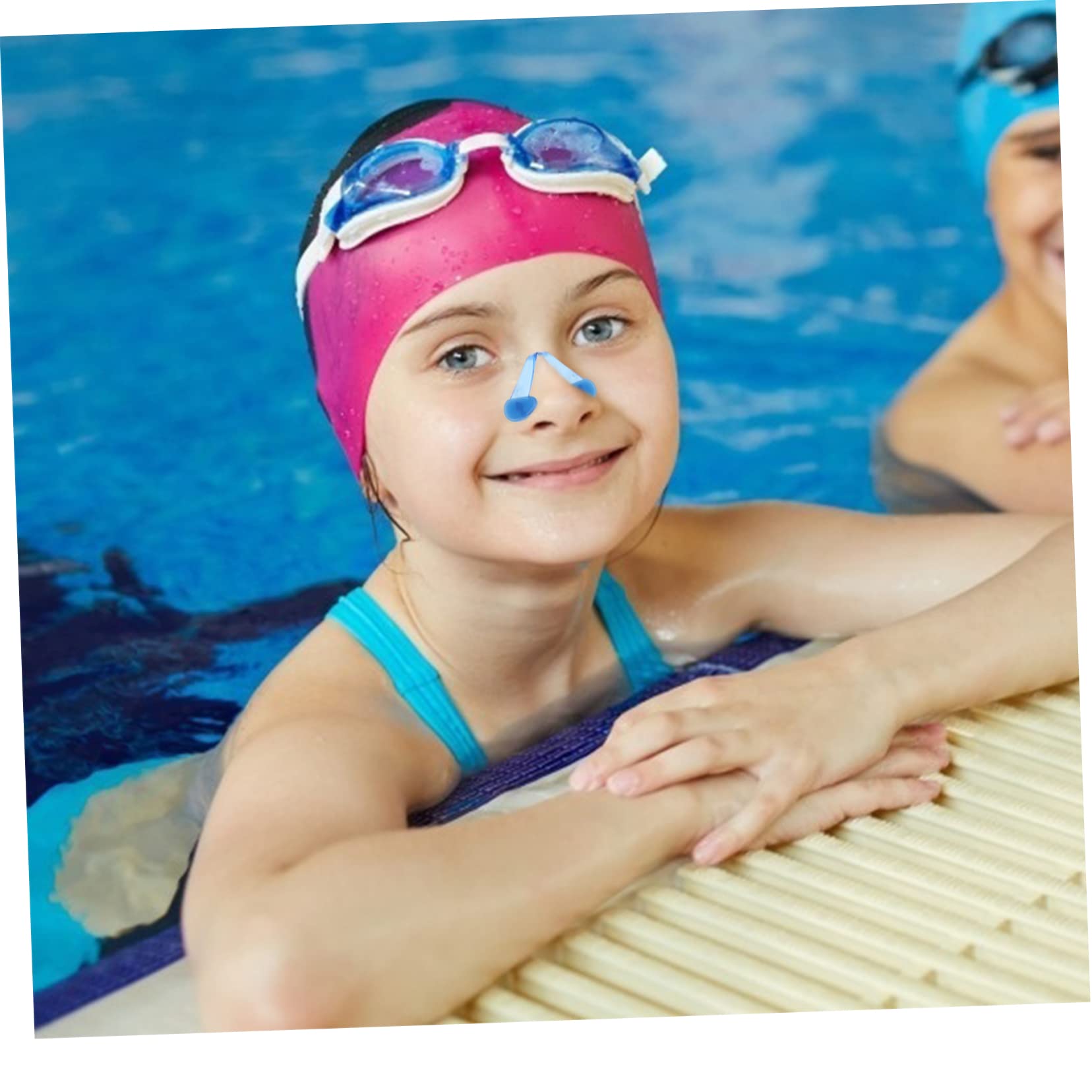 3 Sets Tragbar Für Schwimmbecken Nasenklammer Komfortables Silikon-pc-Design Für Altersgruppen 10 Stück * 3