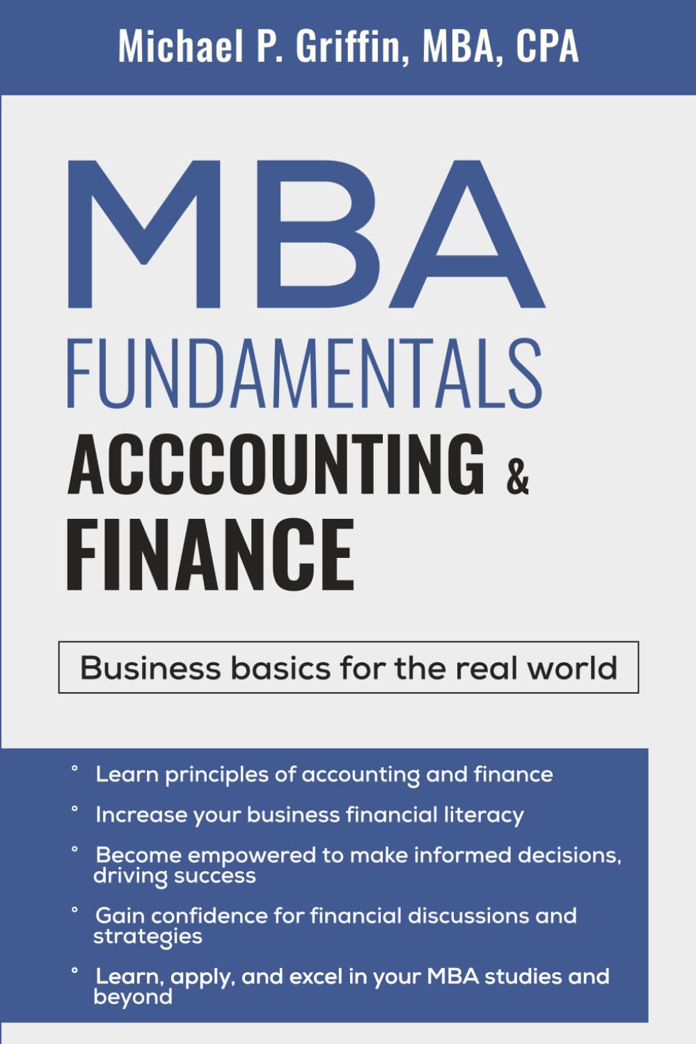 MBA Fundamentals Accounting and Finance