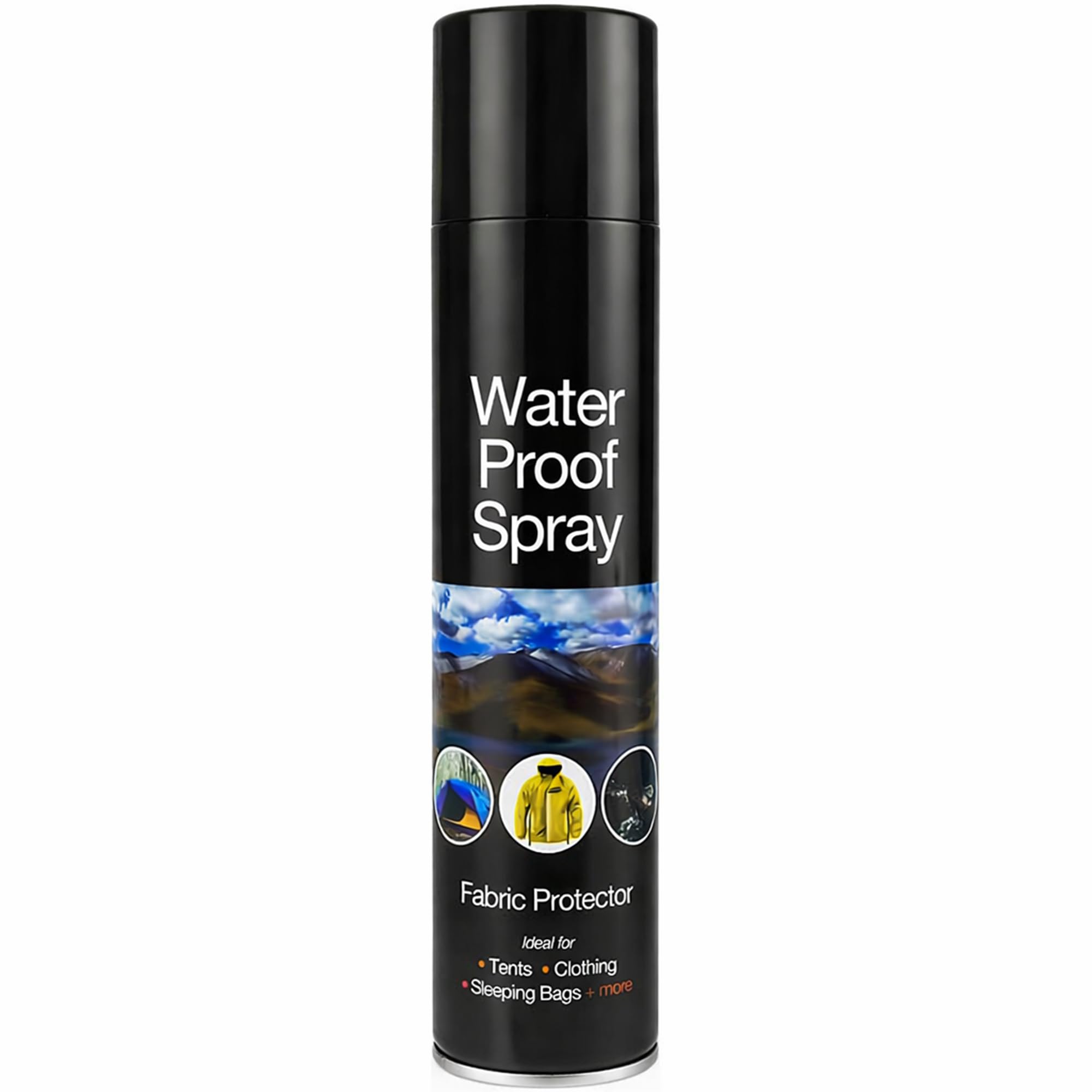 ANGIX 1 x Waterproof Spray Fabric Protector for Tents, Sleeping Bags, Shoes, Boots, Umbrellas & Outing Fishing Camping 300ml Rain & Stain Protection Water Repellent Spray