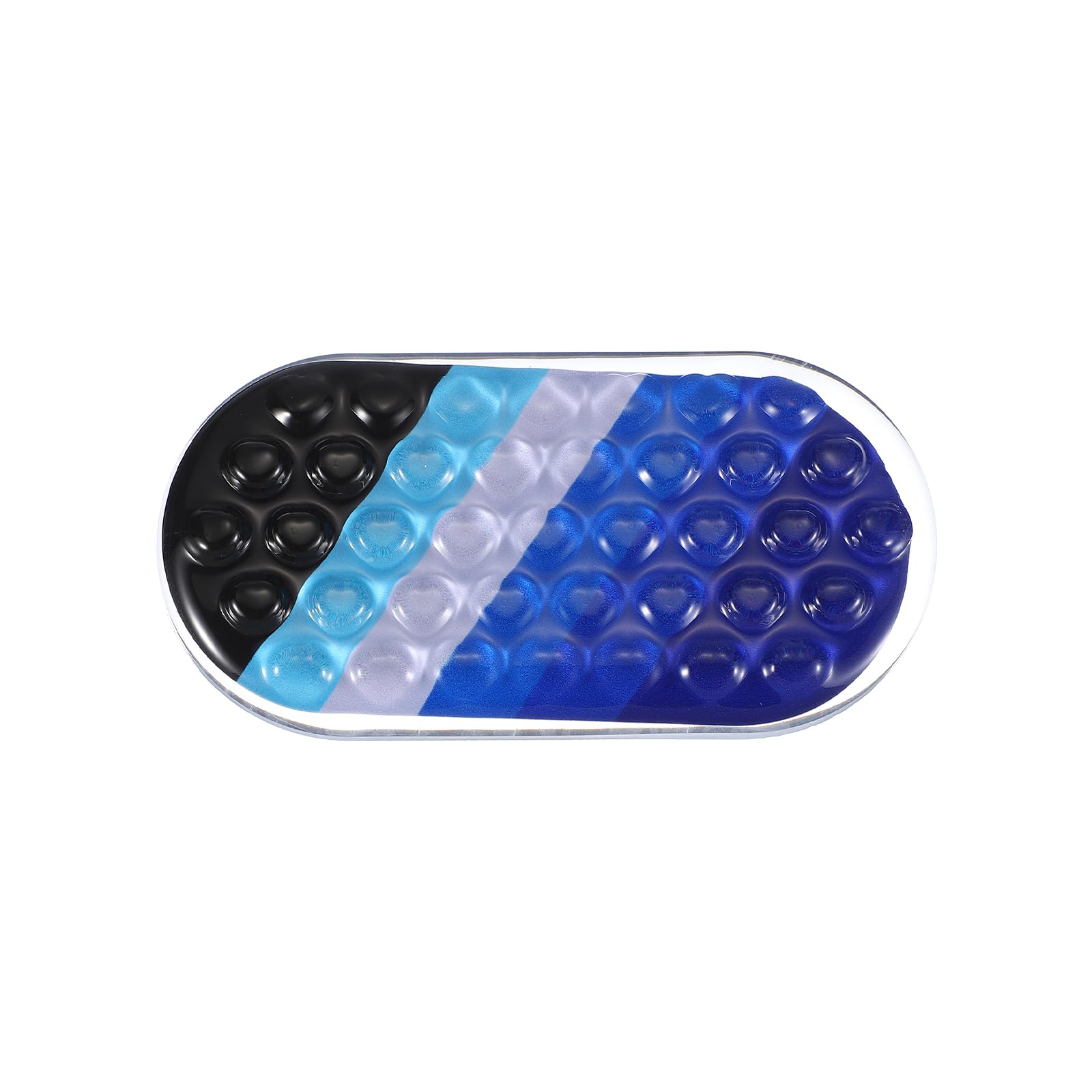 PATIKIL Gel Wrist Rest, Ergonomic Silicone Gel Mouse Pad Mouse Wrist Support Cool Touch Cushion for Mouse Computer Laptop Home Office Work,Mouse Pad Navy/Black Ombre