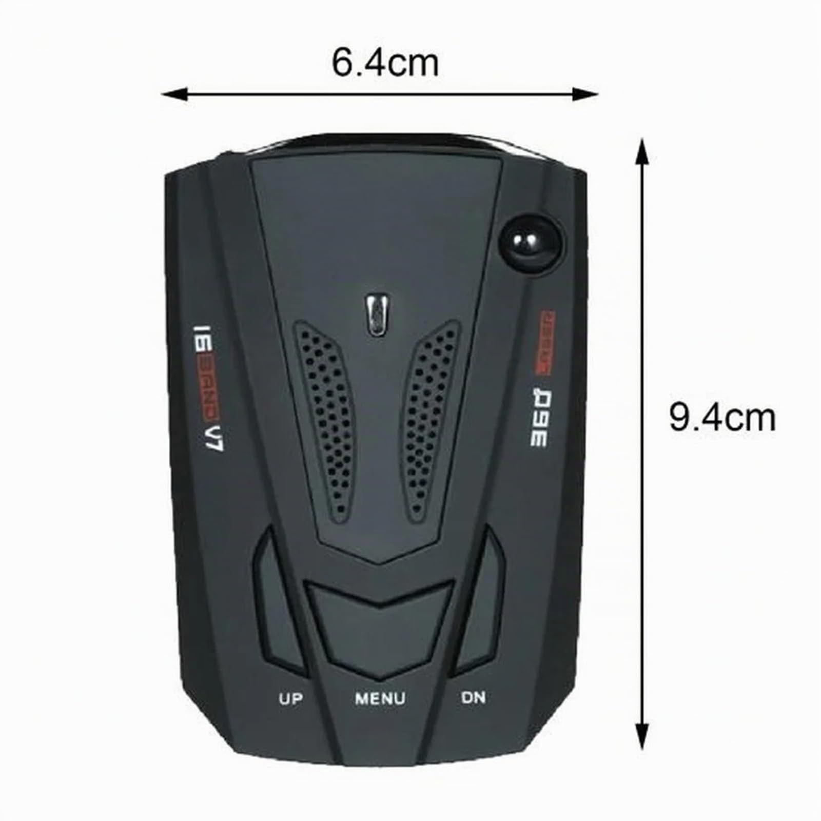 Détecteur De Radar De Voiture 16 Bandes 360, Système D'alarme De Vitesse Automatique, Caméra Anti GPS, Détecteur Laser avec Alerte Vocale(Blue)