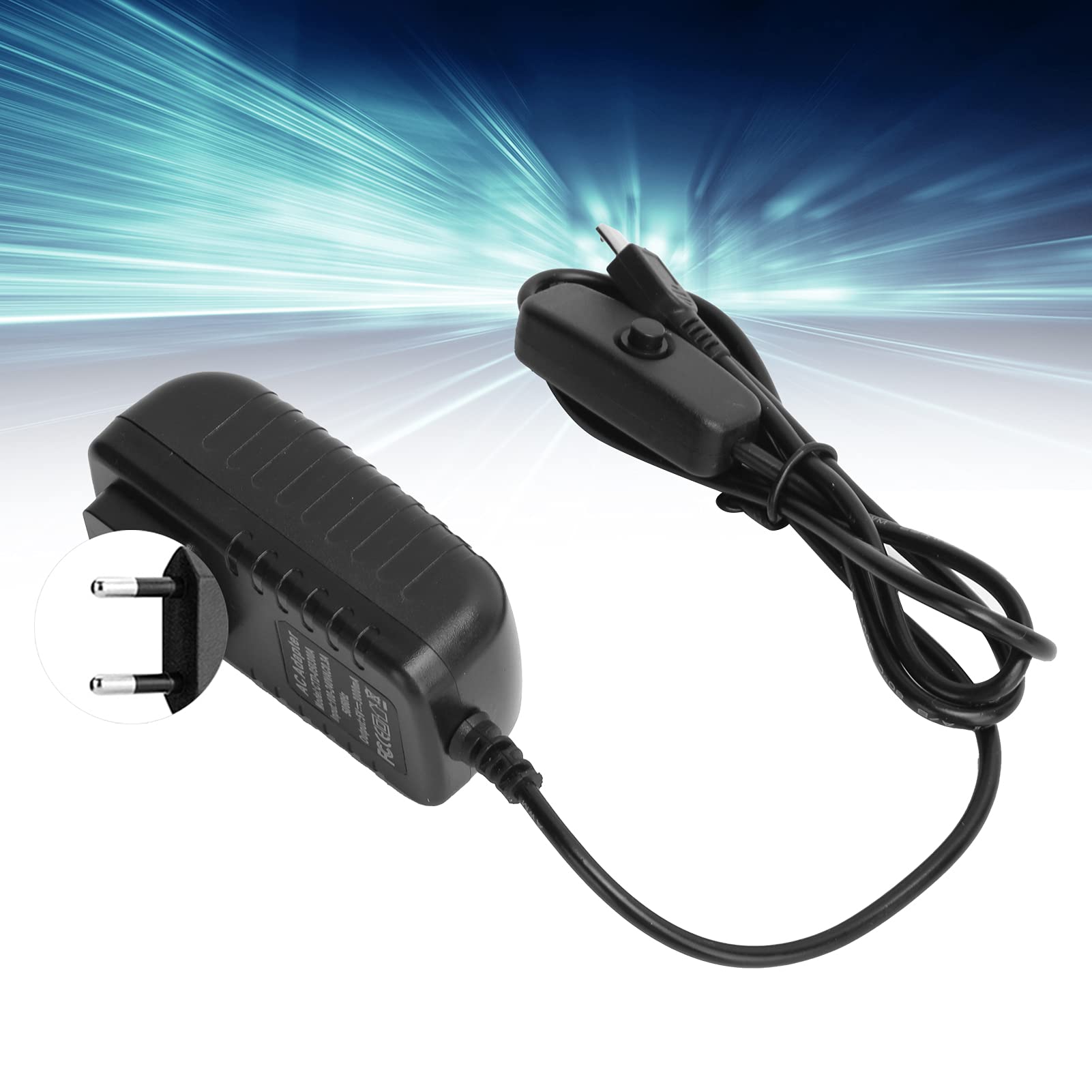 Zasilacz do , 5V 3A Ładowarka Micro USB Zasilacz, z Przyciskiem Przełącznika, do , do 3B+/3B/2B(15W)