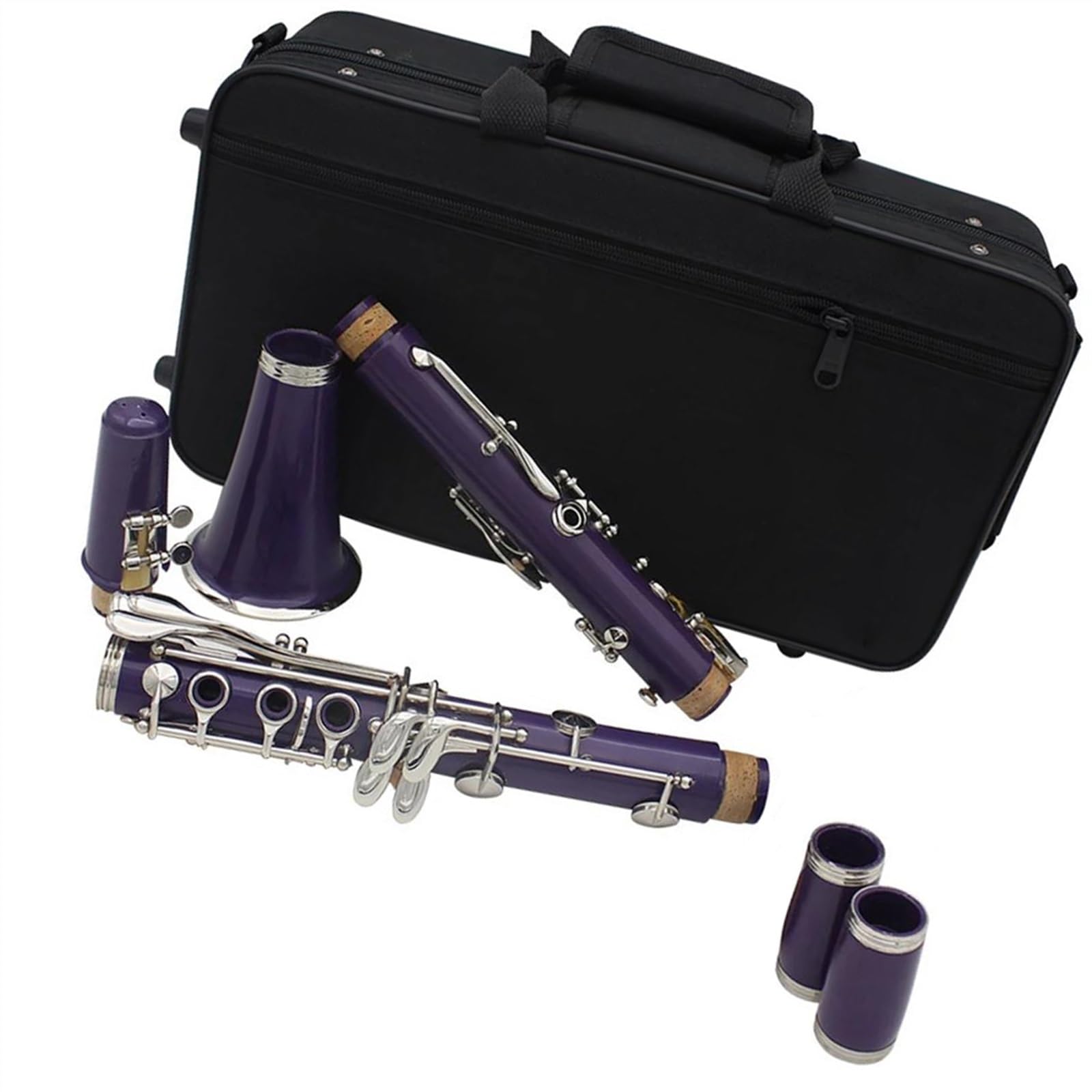 Corpo dello strumento a fiato per clarinetto viola a 17 tasti in Si bemolle realizzato in resina Clarinetto Professionale