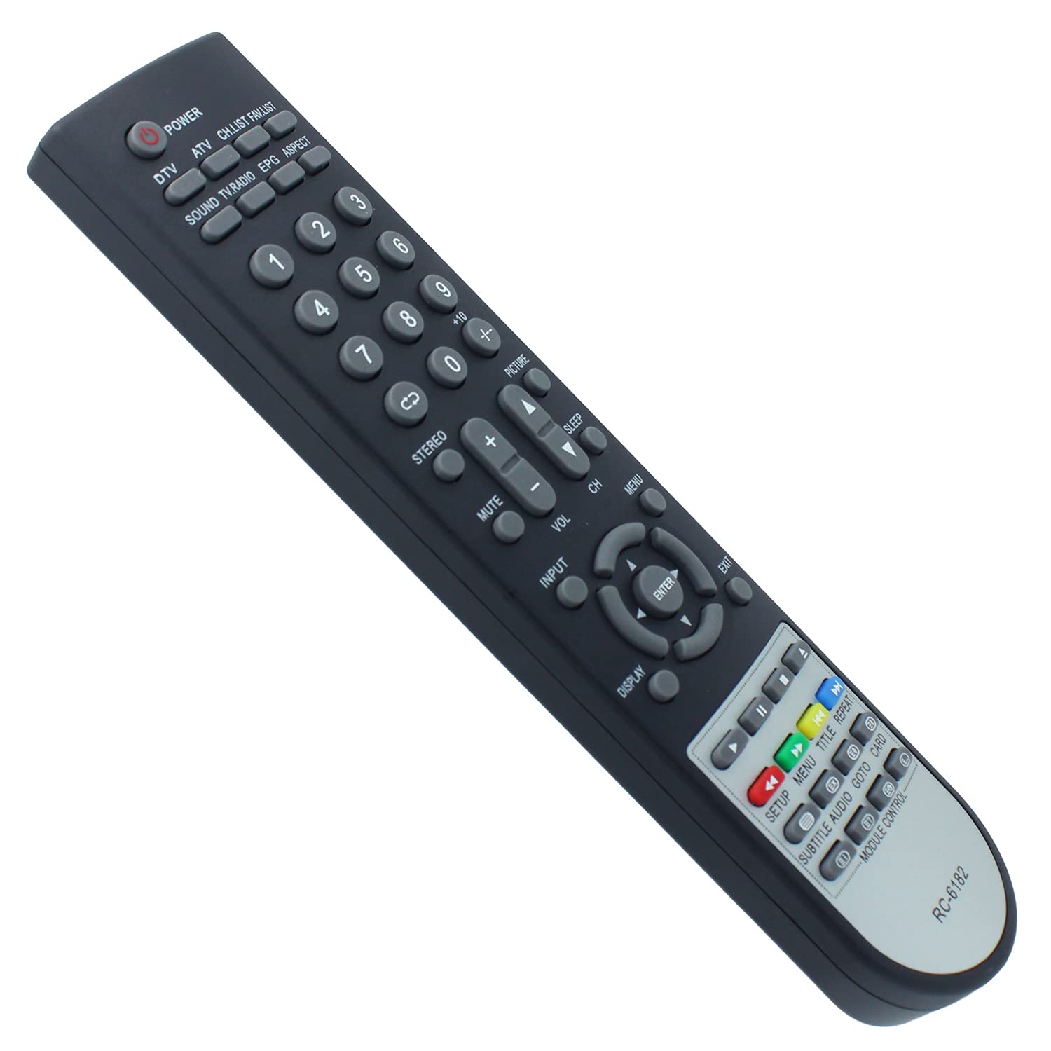 Amazon | RC-6182 リモコン 交換用 TEAC LCD TV LCDV1955HD LCDV2255HD