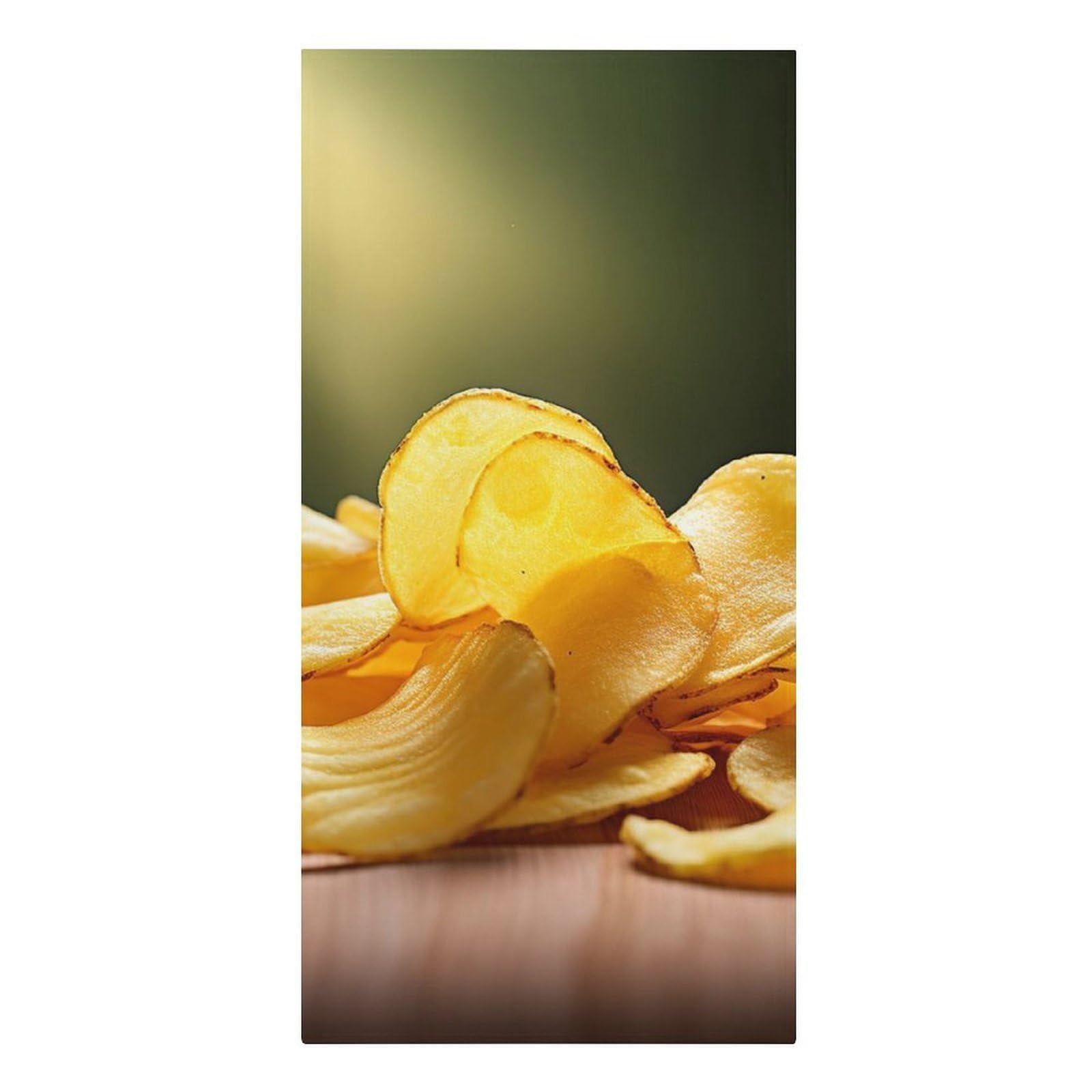 QMNLKH Potato Chips Beach Towel for Women, Large Microfiber Pool Towel for Men, Absorbent Swim Towels for Home, Lightweight Bath Towels for Camping, Yoga, 30.3"x61.4"